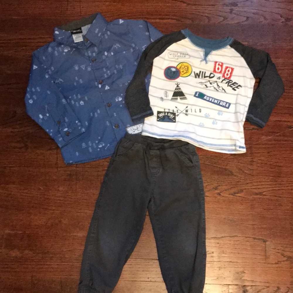 3T Little Rebels 3 pc Outfit